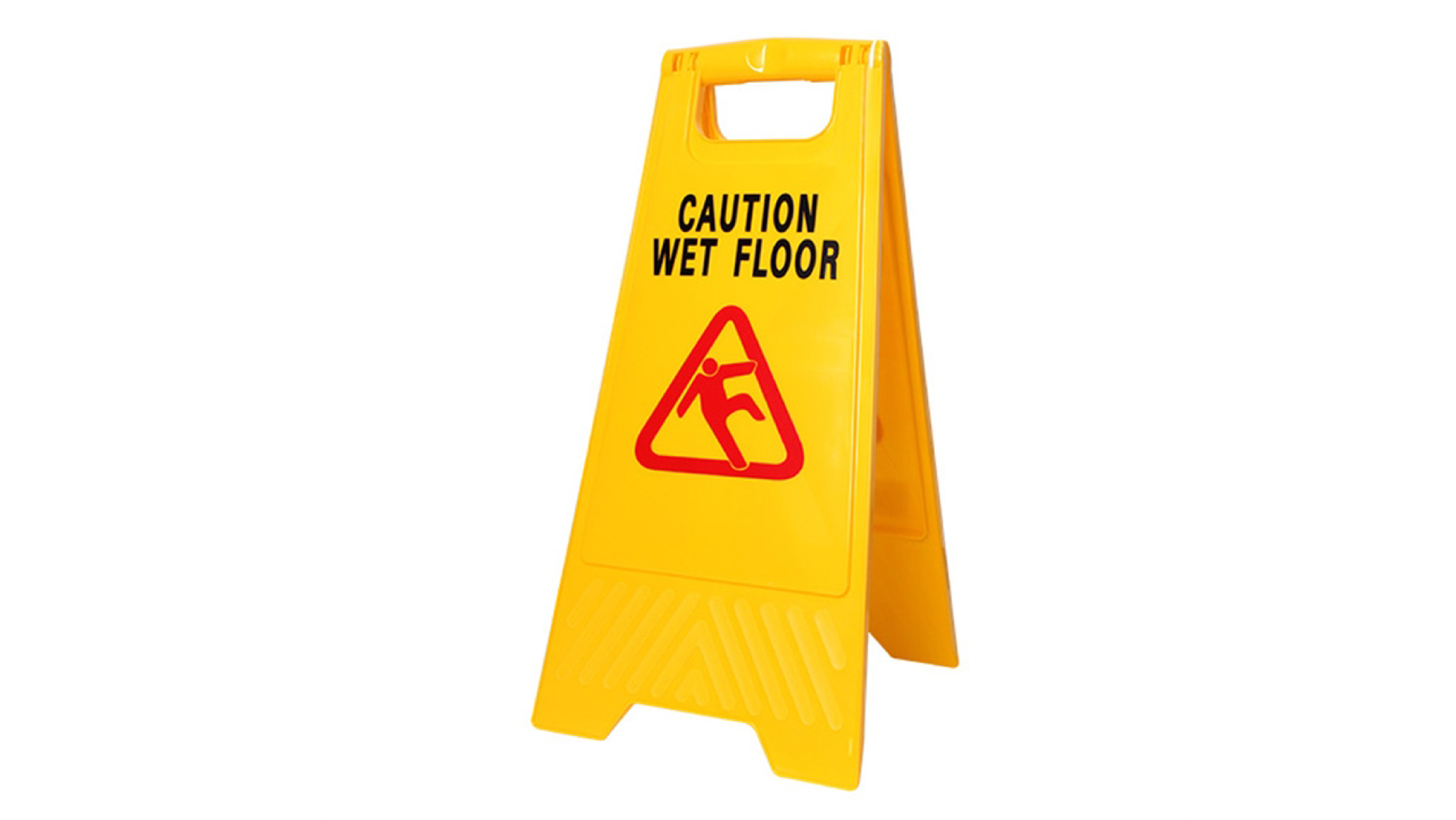 Caution wet floor signs